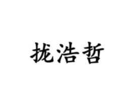 拢浩哲商标原图 第09类科学仪器