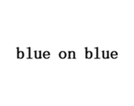 BLUE ON BLUE商标原图 第09类科学仪器