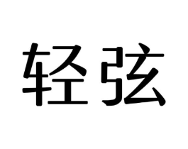 轻弦商标原图 第09类科学仪器