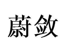 蔚敛商标原图 第09类科学仪器