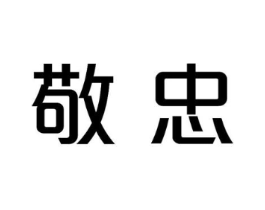 敬忠商标原图 第09类科学仪器