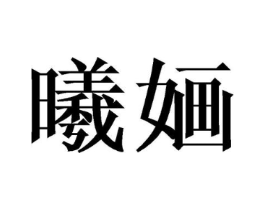 曦婳商标原图 第09类科学仪器